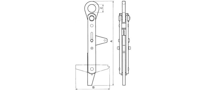 RH钢板吊具尺寸图