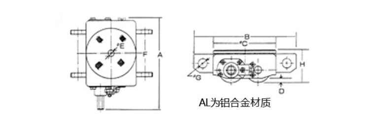 DAIKI手摇搬运坦克车尺寸图