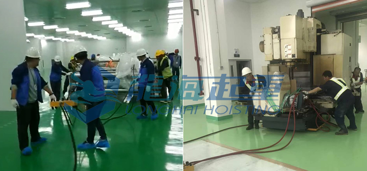 起重搬运用气垫案例