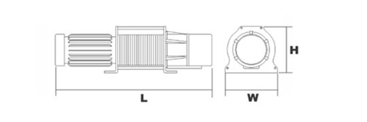 DU-213型电动卷扬机尺寸