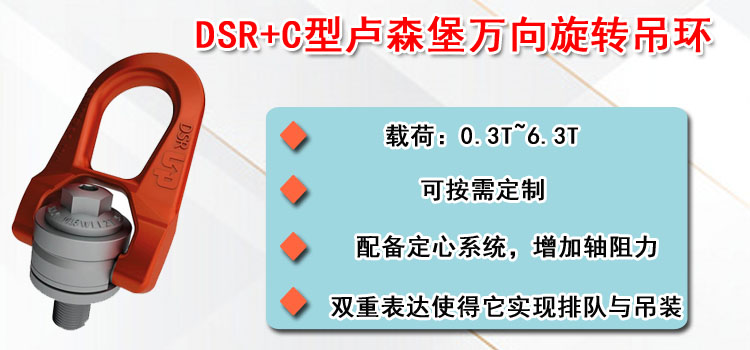 DSR+C型卢森堡万向旋转吊环介绍