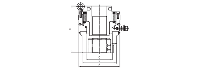 DBT-M液压螺栓拉伸器尺寸图