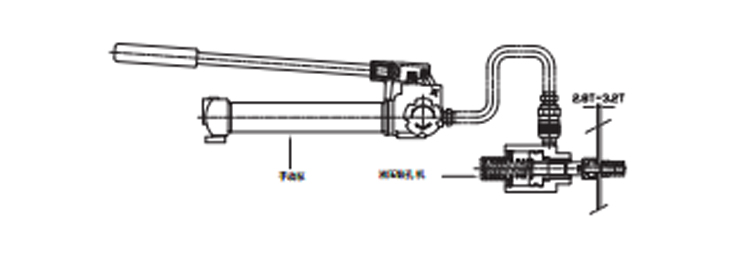 DKP型液压冲孔机尺寸图