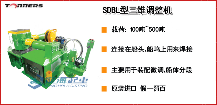 SDBL型三维调整机