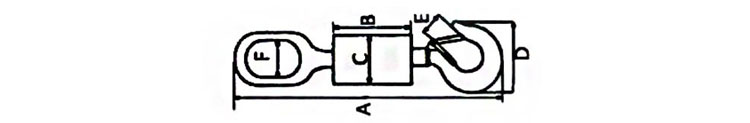 万向垂重吊钩.万向垂重钩尺寸图